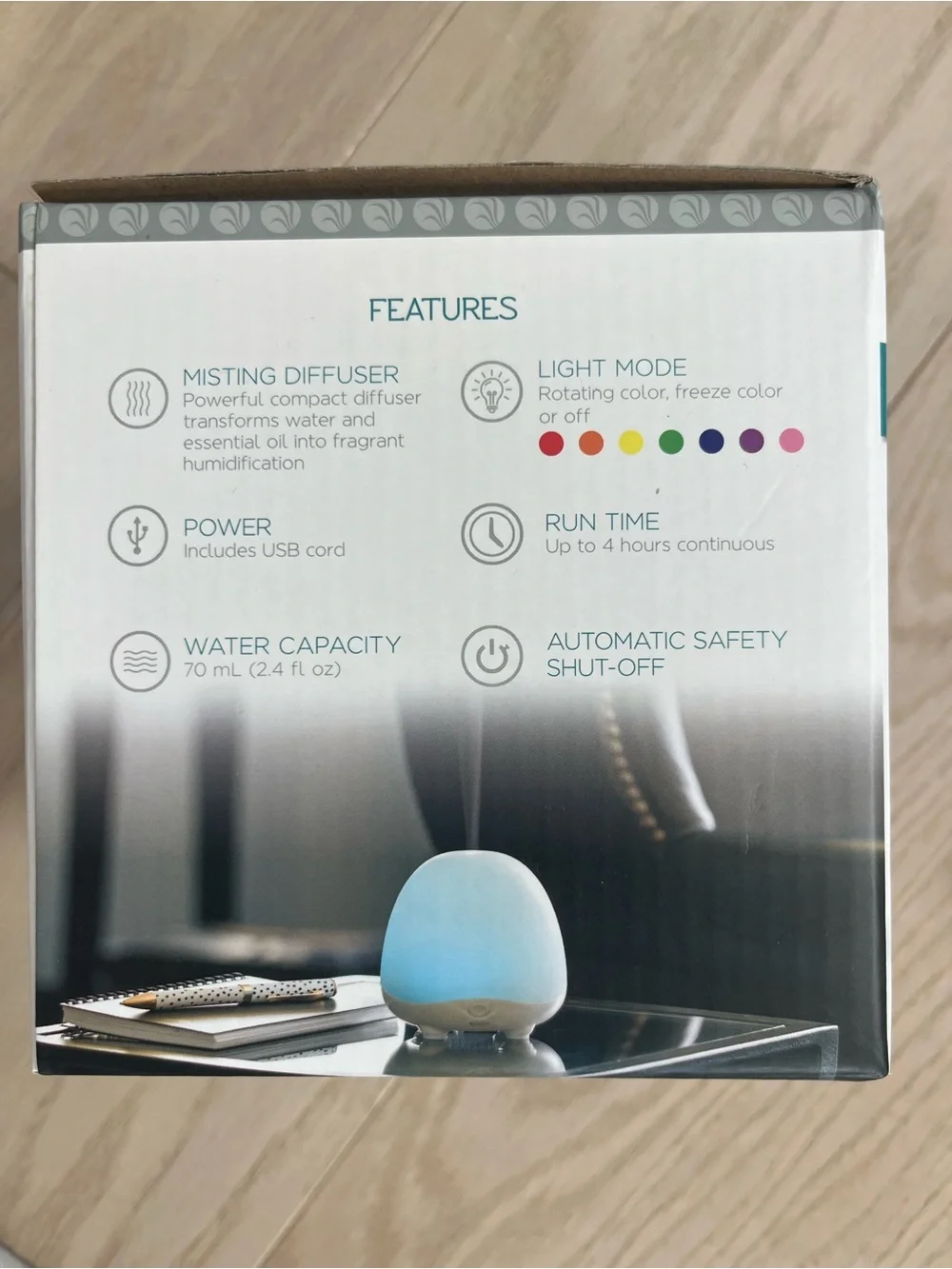 BellaMist oil diffuser
